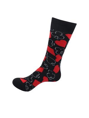 multi colored cotton above ankle length sock - 17536927 - Standard Image - 2