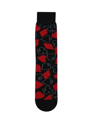 multi colored cotton above ankle length sock - 17536927 - Standard Image - 3