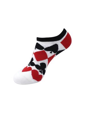 multi colored cotton above ankle length sock - 17536927 - Standard Image - 4