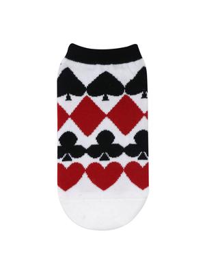 multi colored cotton above ankle length sock - 17536927 - Standard Image - 5