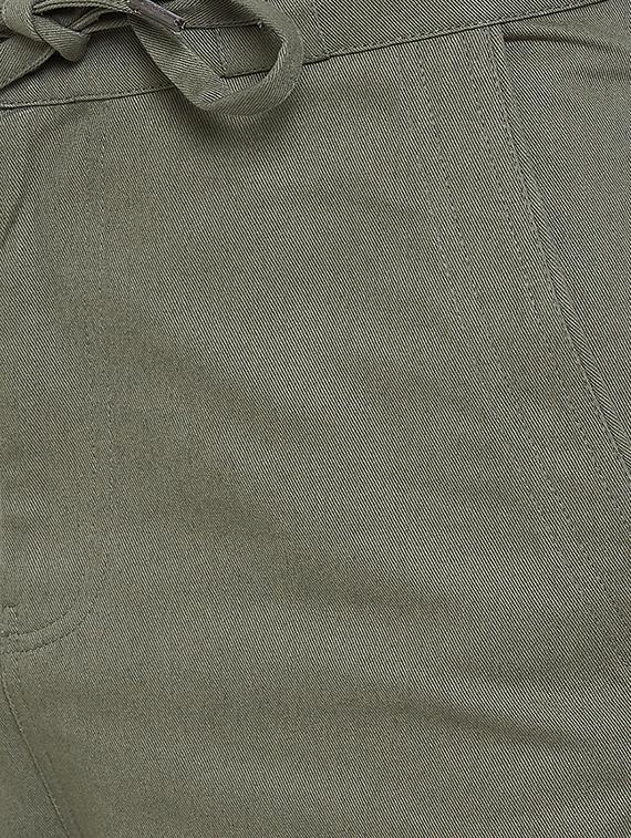olive solid cargo shorts - 17537135 - Zoom Image - 5
