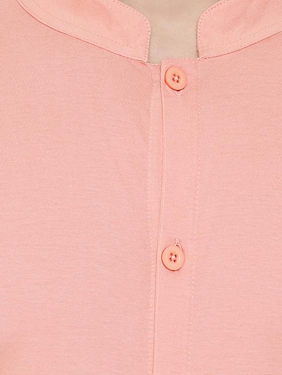 pink solid casual shirt - 17537205 - Zoom Image - 5