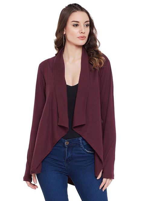 long sleeved waterfall shrug - 17537211 - Standard Image - 1