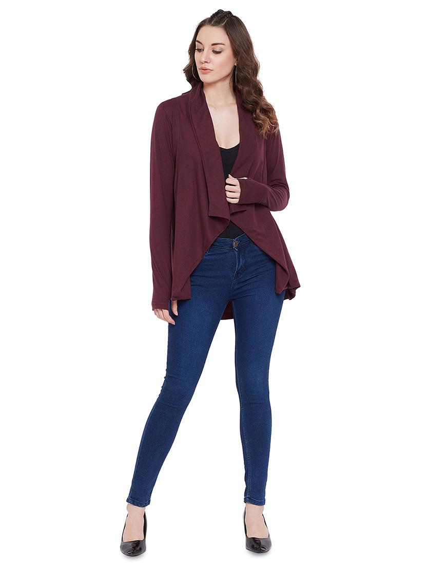 long sleeved waterfall shrug - 17537211 - Zoom Image - 4