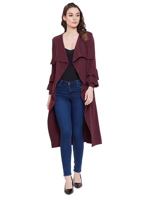 bell sleeved waterfall shrug - 17537216 - Standard Image - 1