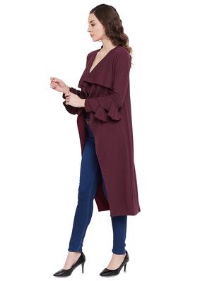 bell sleeved waterfall shrug - 17537216 - Standard Image - 3