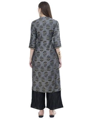 floral kurta palazzo set - 17537370 - Standard Image - 3