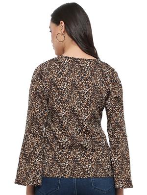 bell sleeved animal top - 17537524 - Standard Image - 3