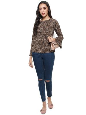 bell sleeved animal top - 17537524 - Standard Image - 4