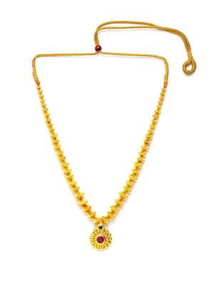 gold plated short necklace - 17537822 - Standard Image - 2