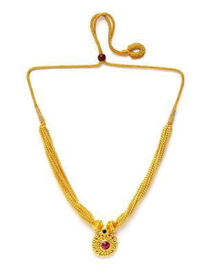 gold plated short necklace - 17537823 - Standard Image - 2