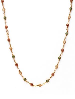 gold metal other necklace - 17537827 - Standard Image - 3