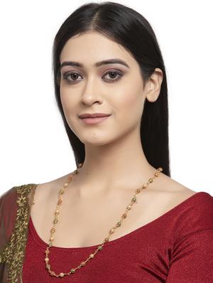 gold metal other necklace - 17537827 - Standard Image - 4