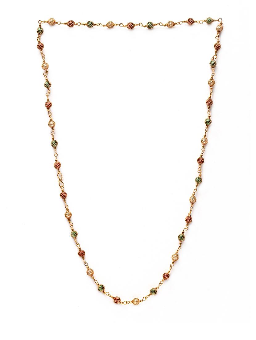 gold metal other necklace - 17537827 - Zoom Image - 2