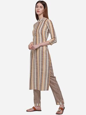 striped kurta pant set - 17538201 - Standard Image - 2