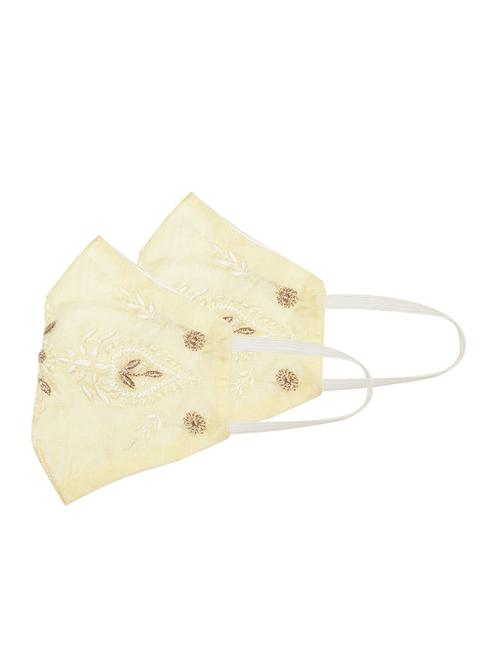 neutral silk decorative women mask - 17538218 - Standard Image - 1
