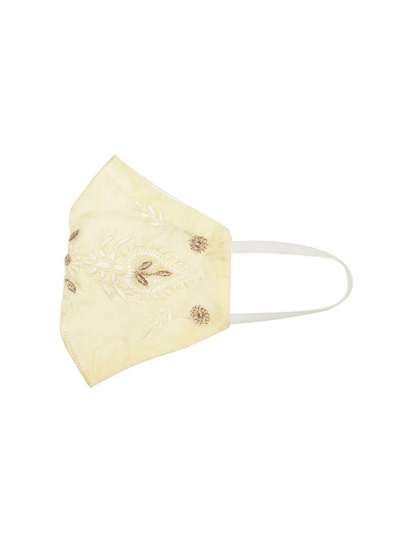 neutral silk decorative women mask - 17538218 - Zoom Image - 2
