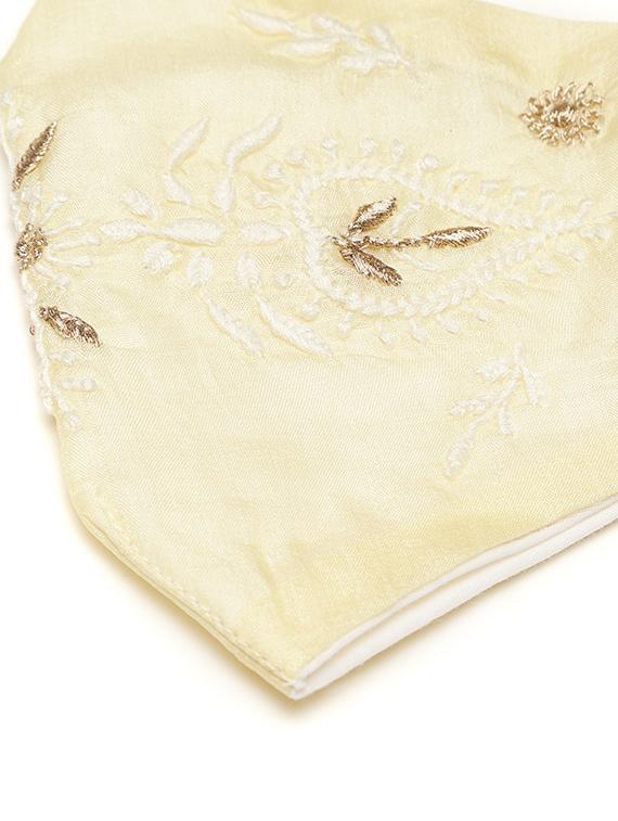 neutral silk decorative women mask - 17538218 - Zoom Image - 4