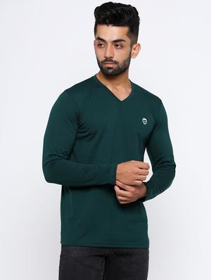 green solid t-shirt - 17538316 - Standard Image - 2