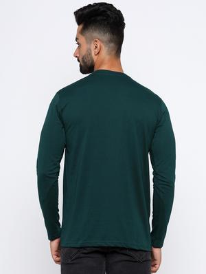 green solid t-shirt - 17538316 - Standard Image - 3