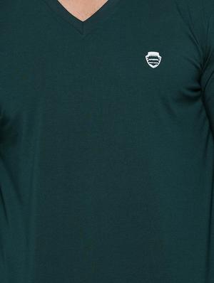 green solid t-shirt - 17538316 - Standard Image - 4
