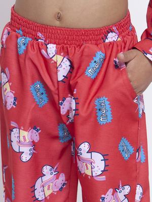 red pyjama set nightwear - 17538447 - Standard Image - 6