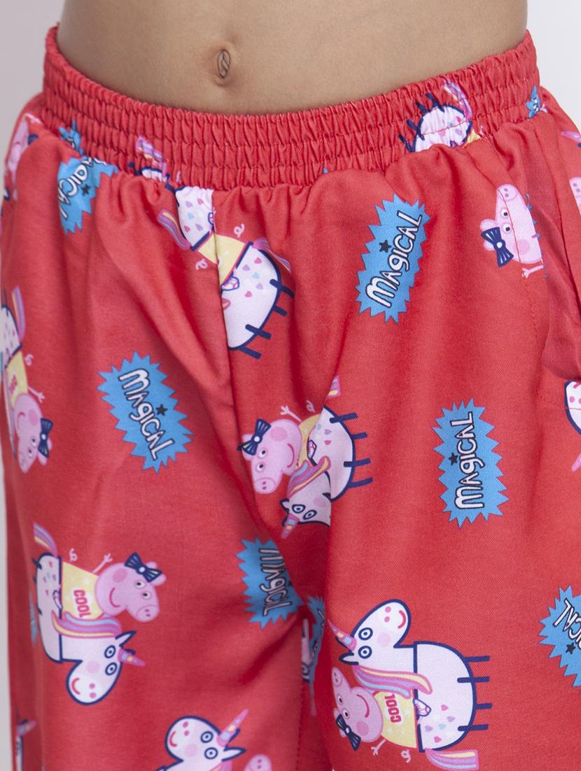red pyjama set nightwear - 17538447 - Zoom Image - 5
