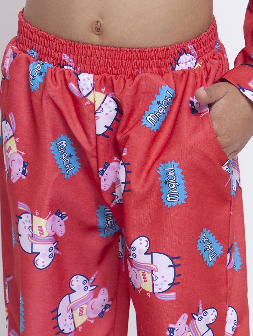 red pyjama set nightwear - 17538447 - Zoom Image - 6