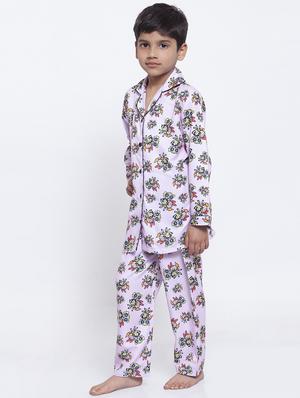 purple pyjama set nightwear - 17538450 - Standard Image - 2