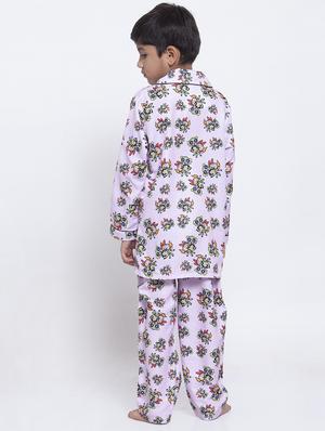 purple pyjama set nightwear - 17538450 - Standard Image - 3