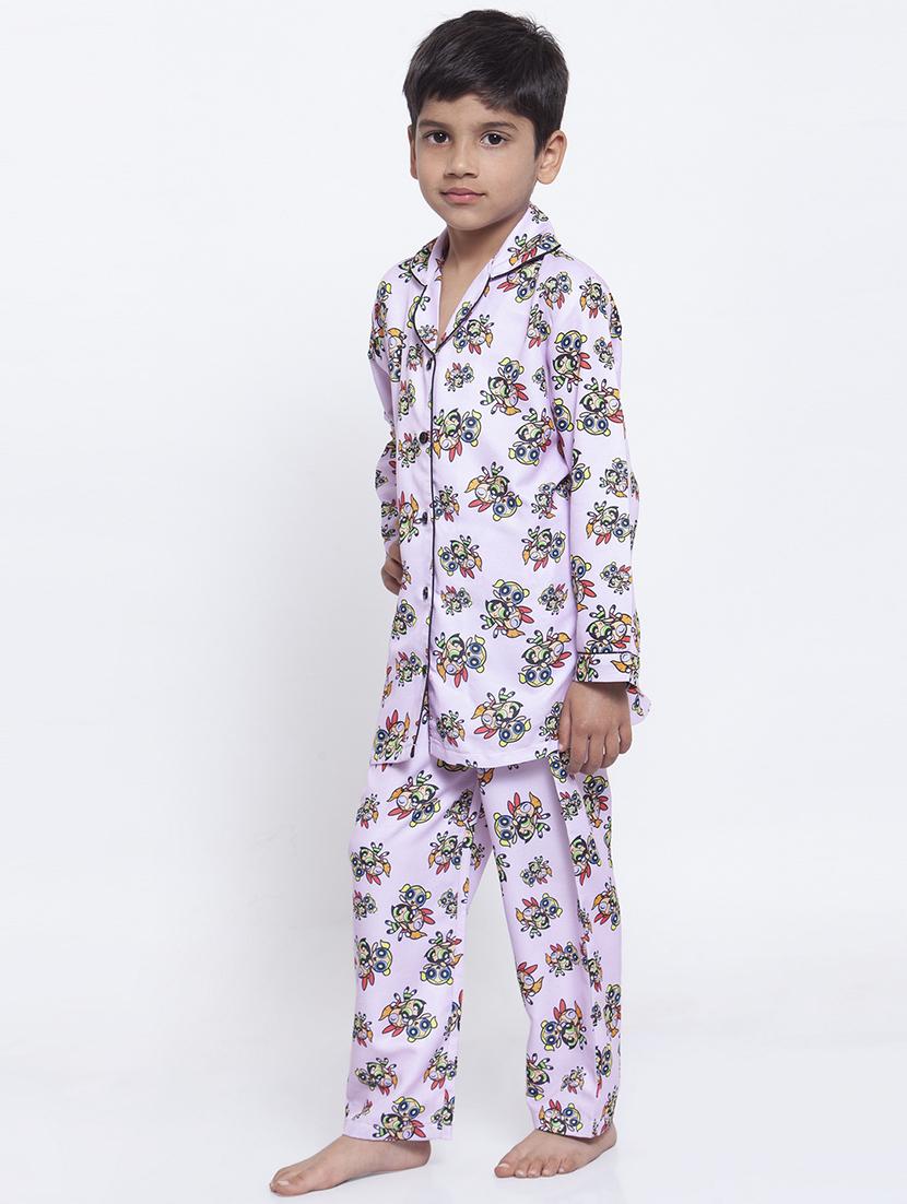purple pyjama set nightwear - 17538450 - Zoom Image - 2