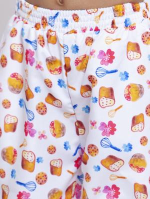 white pyjama set nightwear - 17538451 - Standard Image - 5