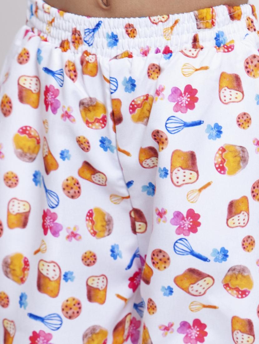 white pyjama set nightwear - 17538451 - Zoom Image - 5
