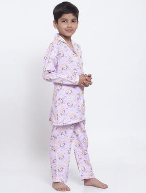 purple pyjama set nightwear - 17538452 - Standard Image - 2