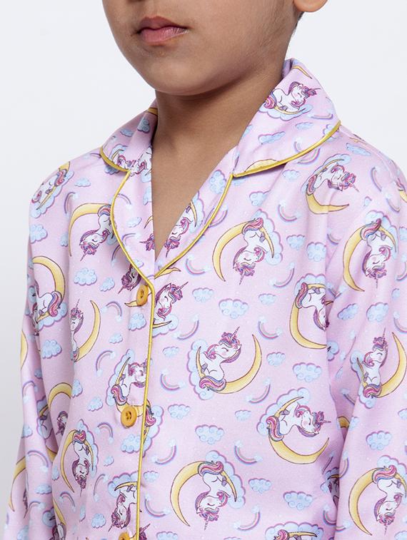 purple pyjama set nightwear - 17538452 - Zoom Image - 4