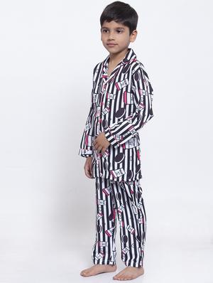 black pyjama set nightwear - 17538454 - Standard Image - 2