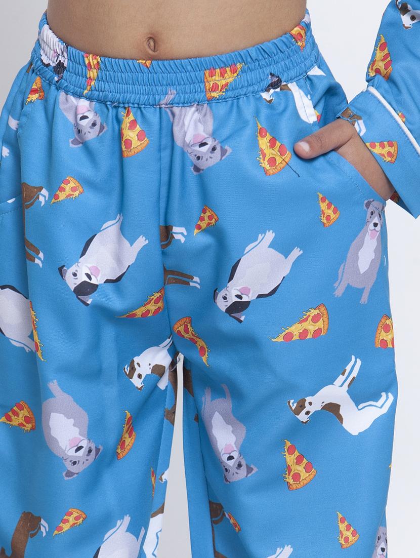blue pyjama set nightwear - 17538457 - Zoom Image - 6