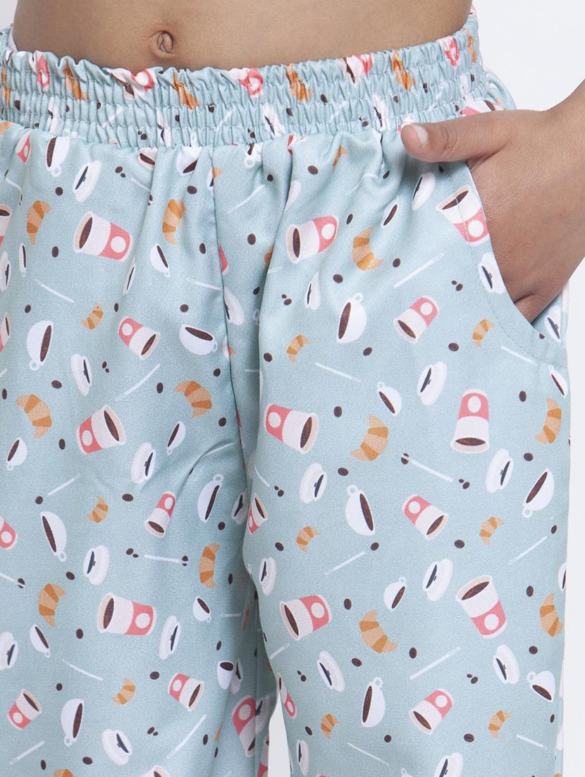 blue pyjama set nightwear - 17538458 - Zoom Image - 6