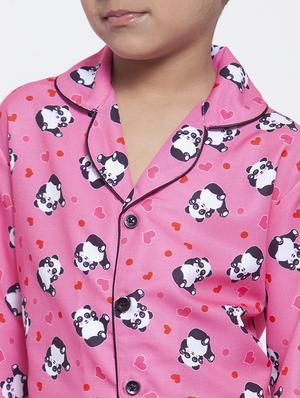 pink pyjama set nightwear - 17538459 - Standard Image - 4