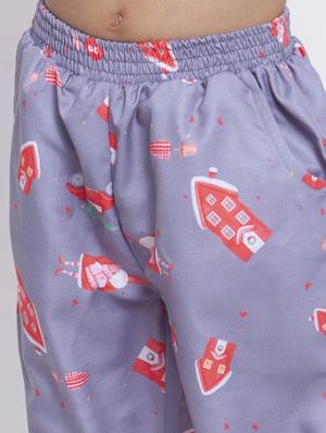 purple pyjama set nightwear - 17538460 - Standard Image - 5