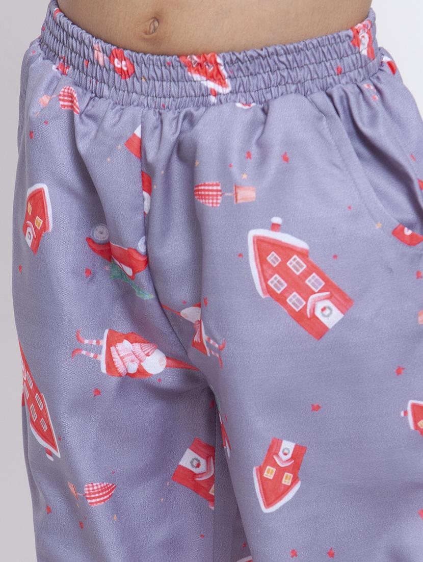 purple pyjama set nightwear - 17538460 - Zoom Image - 5