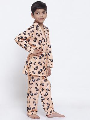 orange pyjama set nightwear - 17538466 - Standard Image - 2