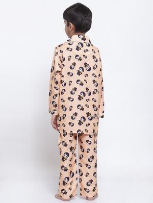 orange pyjama set nightwear - 17538466 - Standard Image - 3