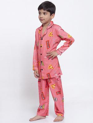 pink pyjama set nightwear - 17538467 - Standard Image - 2