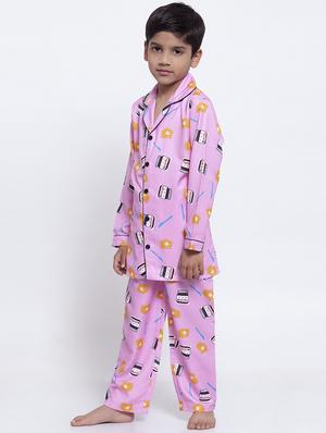 pink pyjama set nightwear - 17538468 - Standard Image - 2