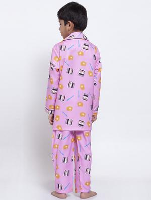 pink pyjama set nightwear - 17538468 - Standard Image - 3