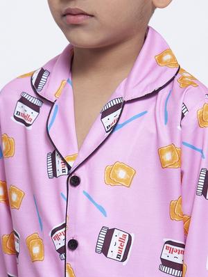 pink pyjama set nightwear - 17538468 - Standard Image - 4