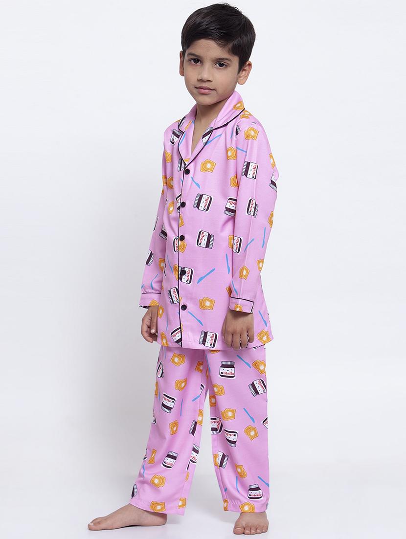 pink pyjama set nightwear - 17538468 - Zoom Image - 2