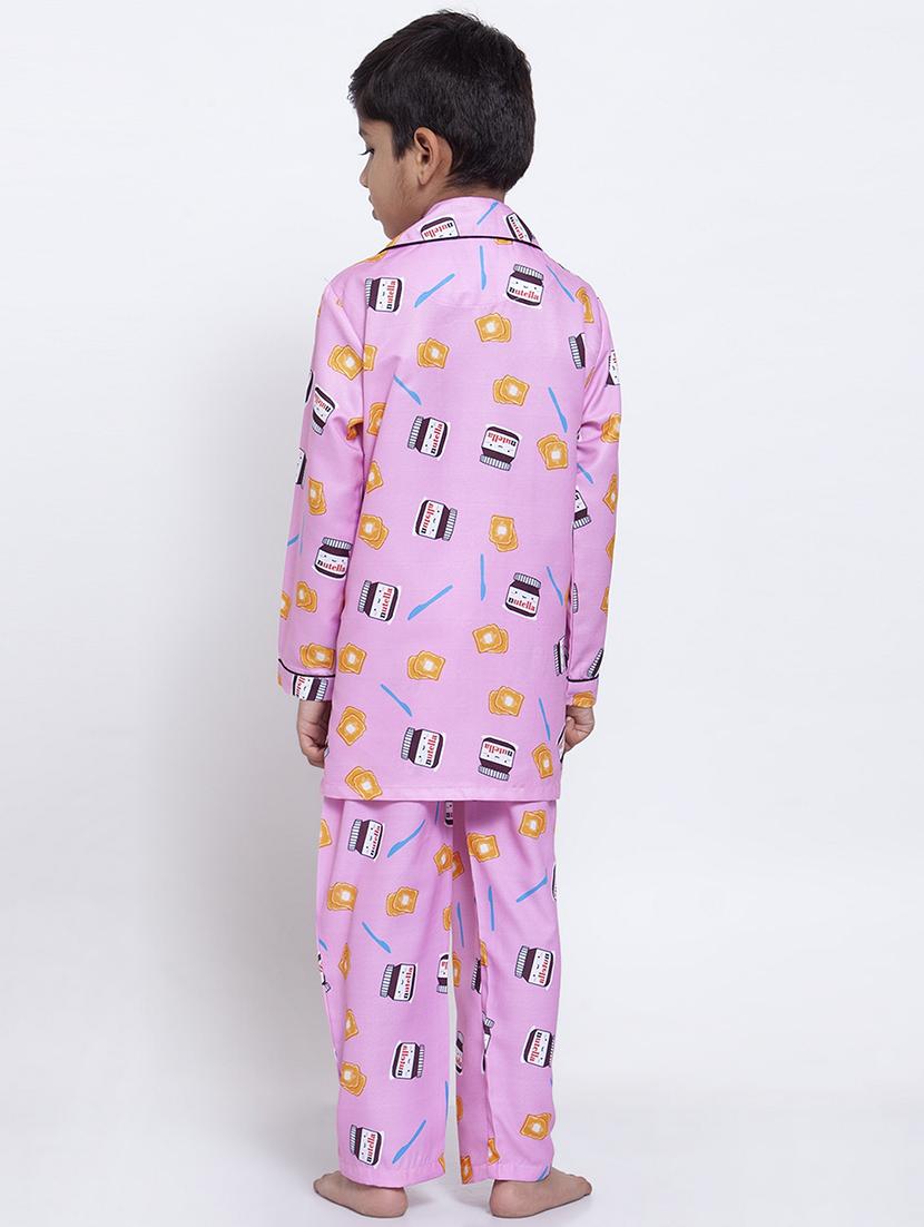 pink pyjama set nightwear - 17538468 - Zoom Image - 3