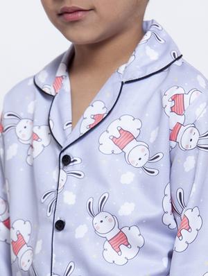 purple pyjama nightwear set - 17538471 - Standard Image - 4